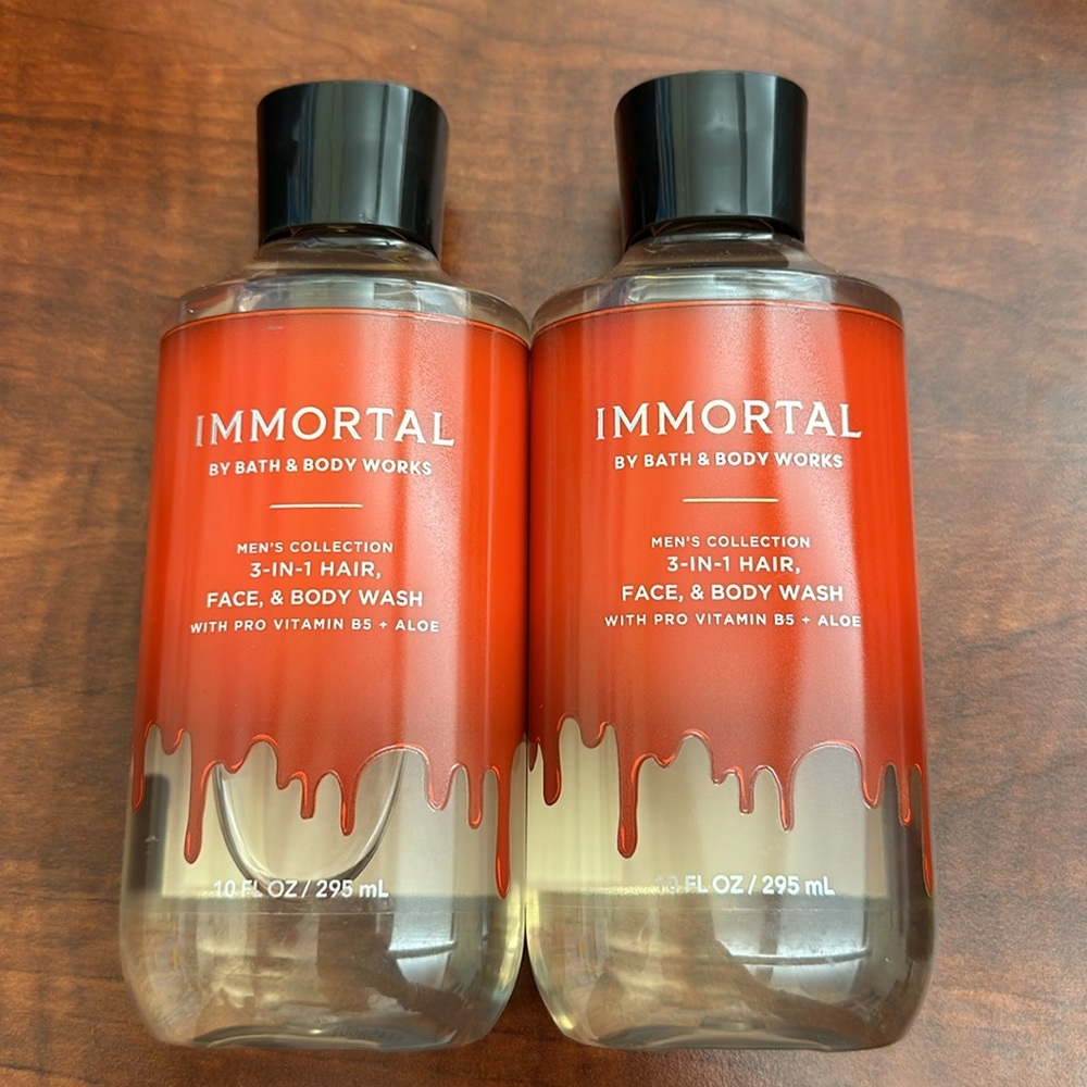 BBW 2pc Mens 3 in 1 Hair, Face & body wash Immortal